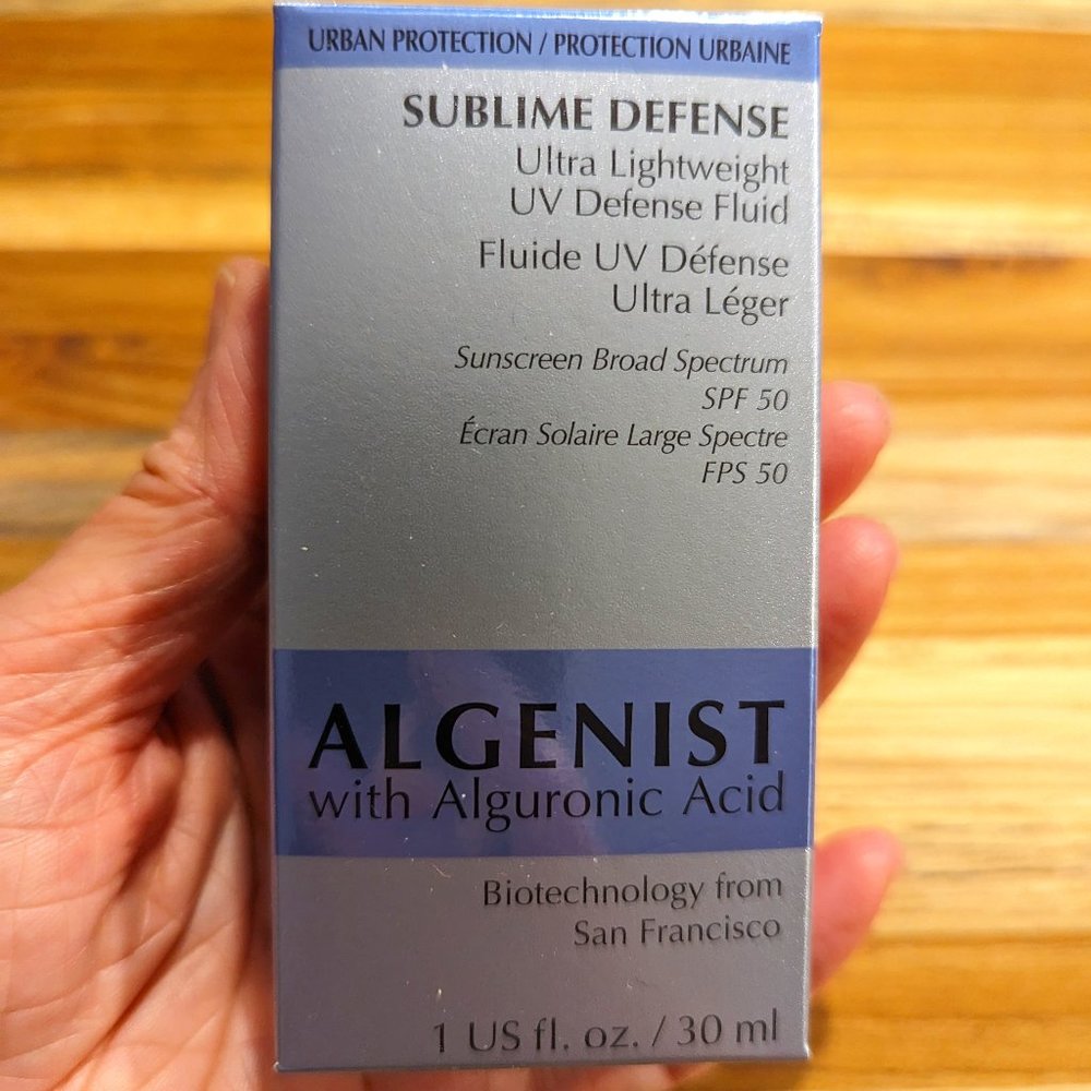 NIB ALGENIST SUBLIME DEFENSE® Lightweight Sun Fluid SPF 50 (30ML)